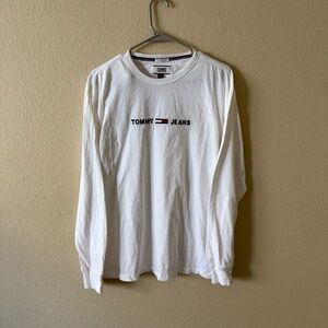 Tommy Hilfiger White Long Sleeve Tee